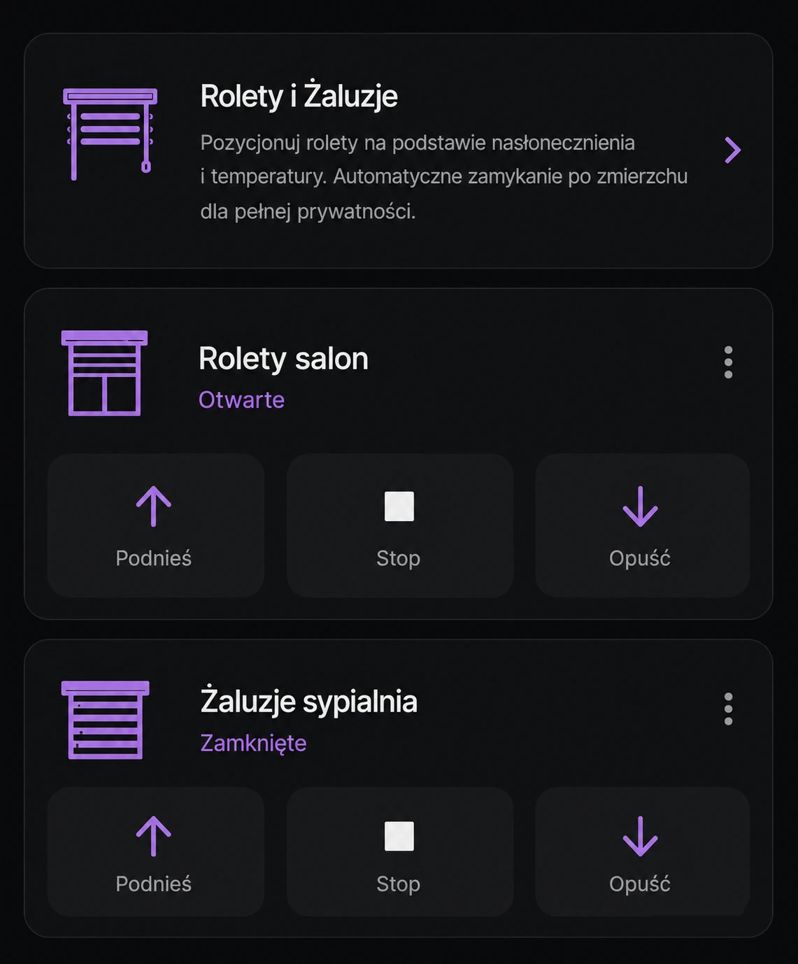 Automatyczne rolety